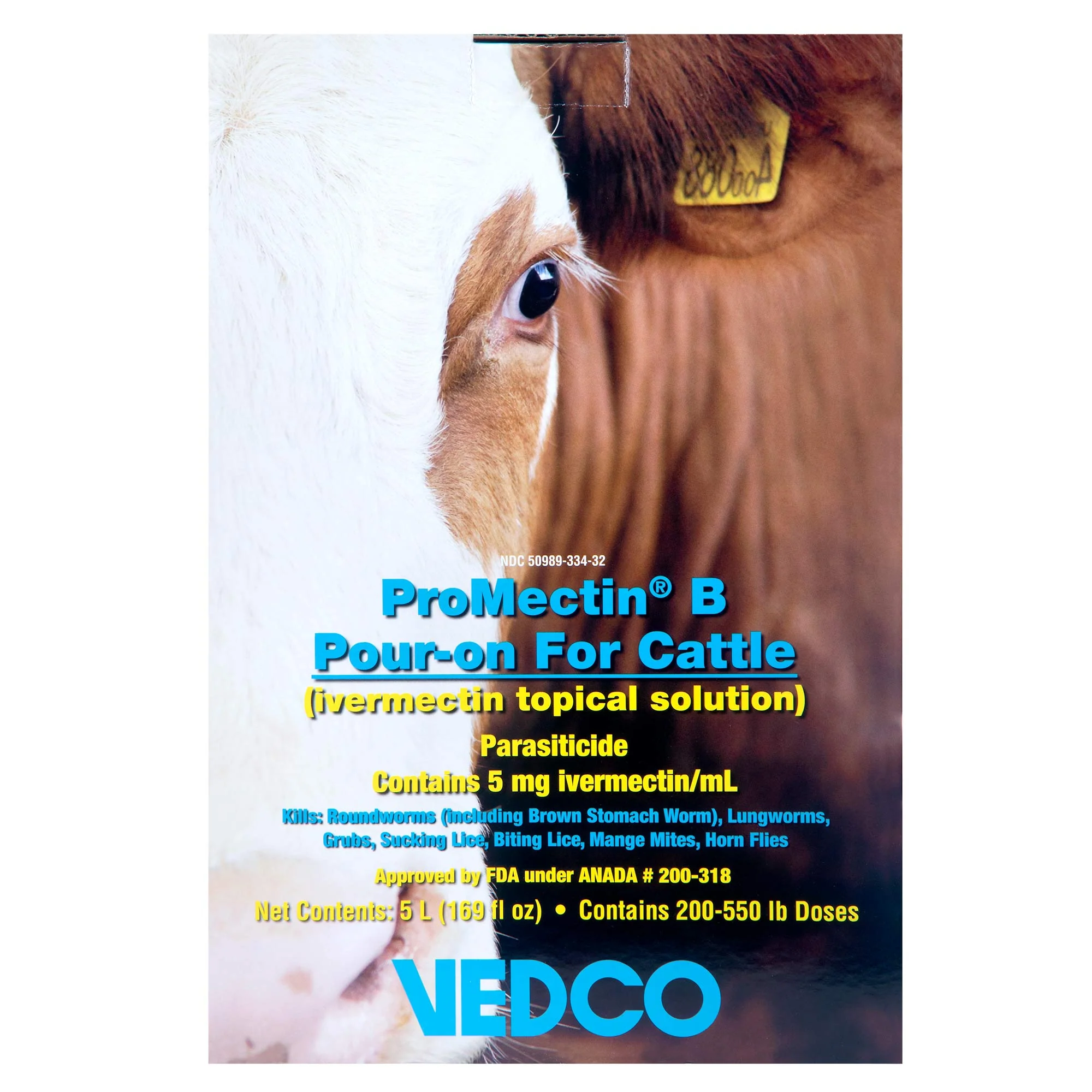 ProMectin B Pour-On Parasiticide, 5 L - Pet's Shop