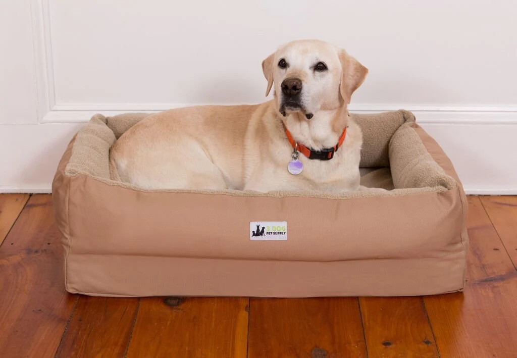 EZ-Wash Fleece Lounger Memory Foam Dog Bed, Large - Pet's Shop