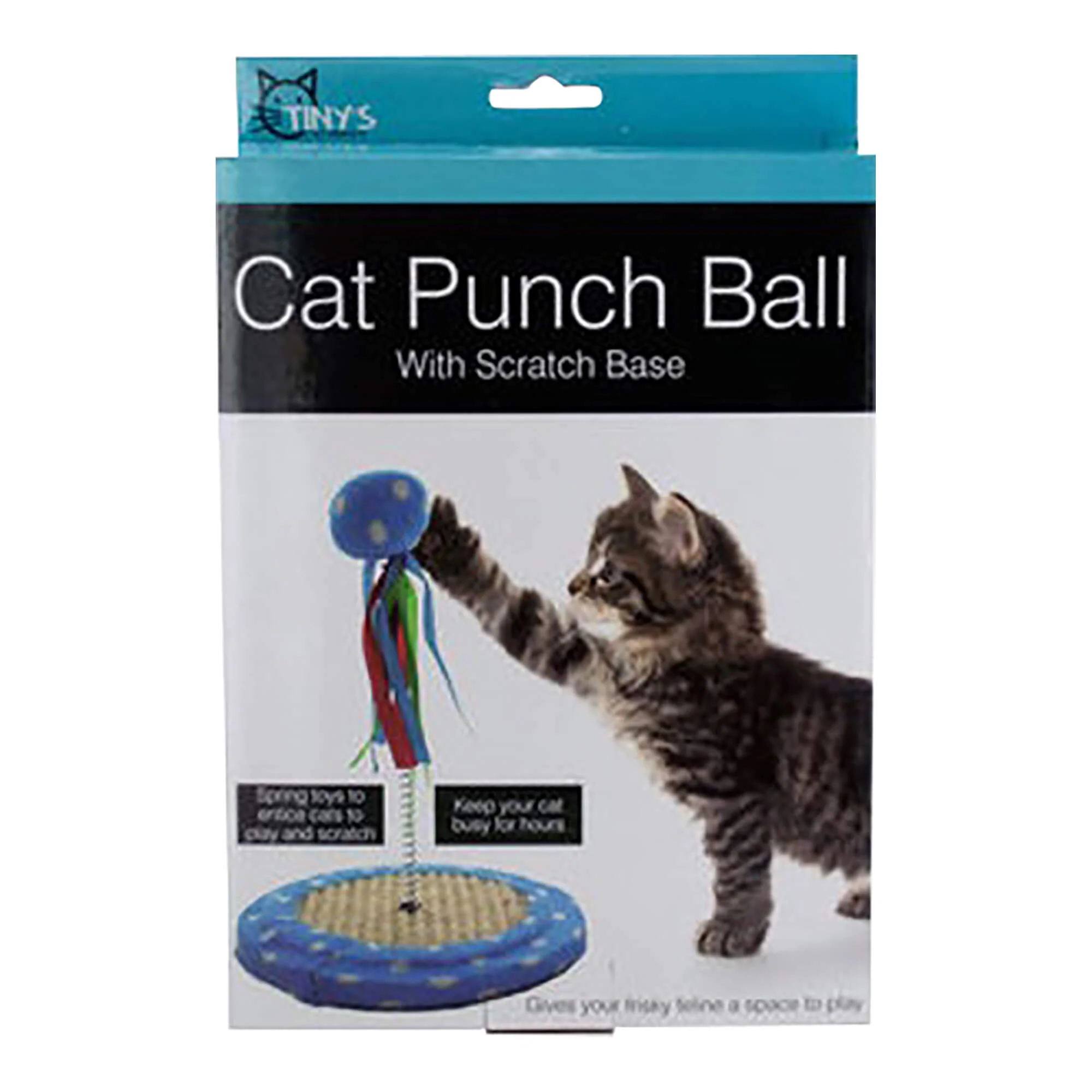 Cat Punch Ball Toy with Scratch Base - Pet's Shop