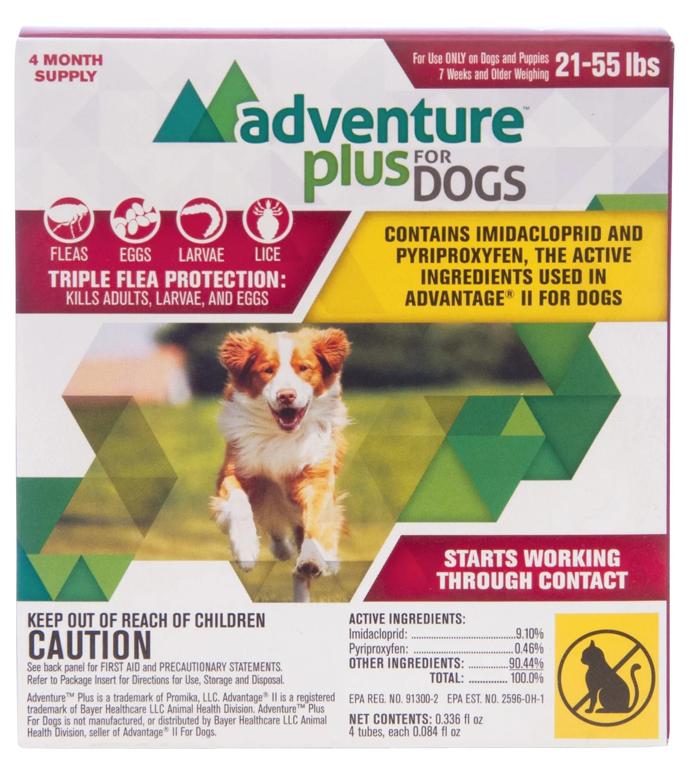 Adventure Plus for Dogs, 4 pk - Pet's Shop