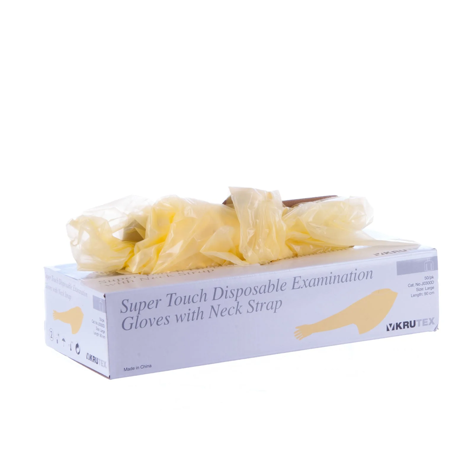 Whole Arm Veterinary Examination Gloves with Neck Strap, 50 Pack - Pet's Shop