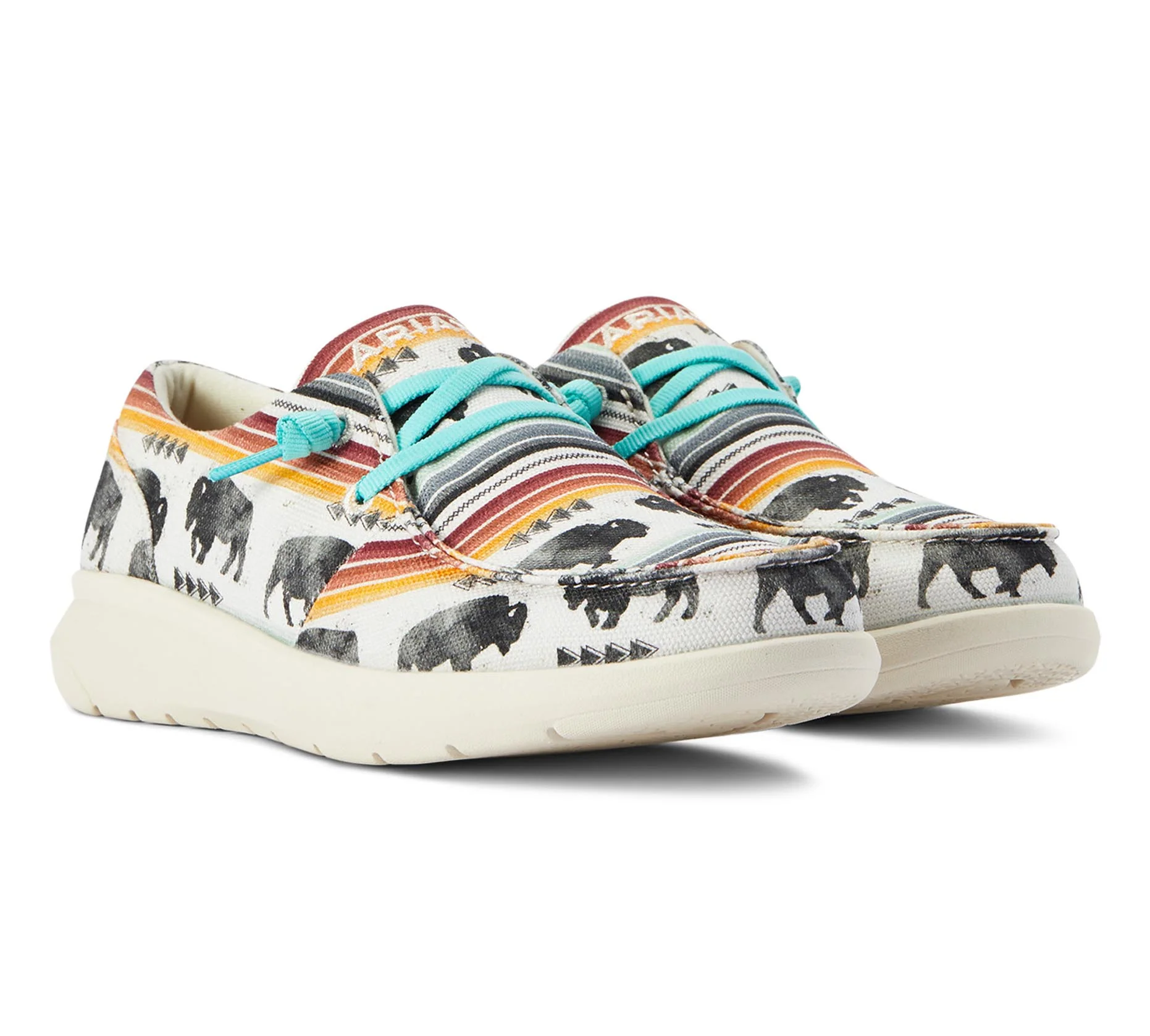 Ariat Women's Hilo Shoes, Buffalo Print - Pet's Shop