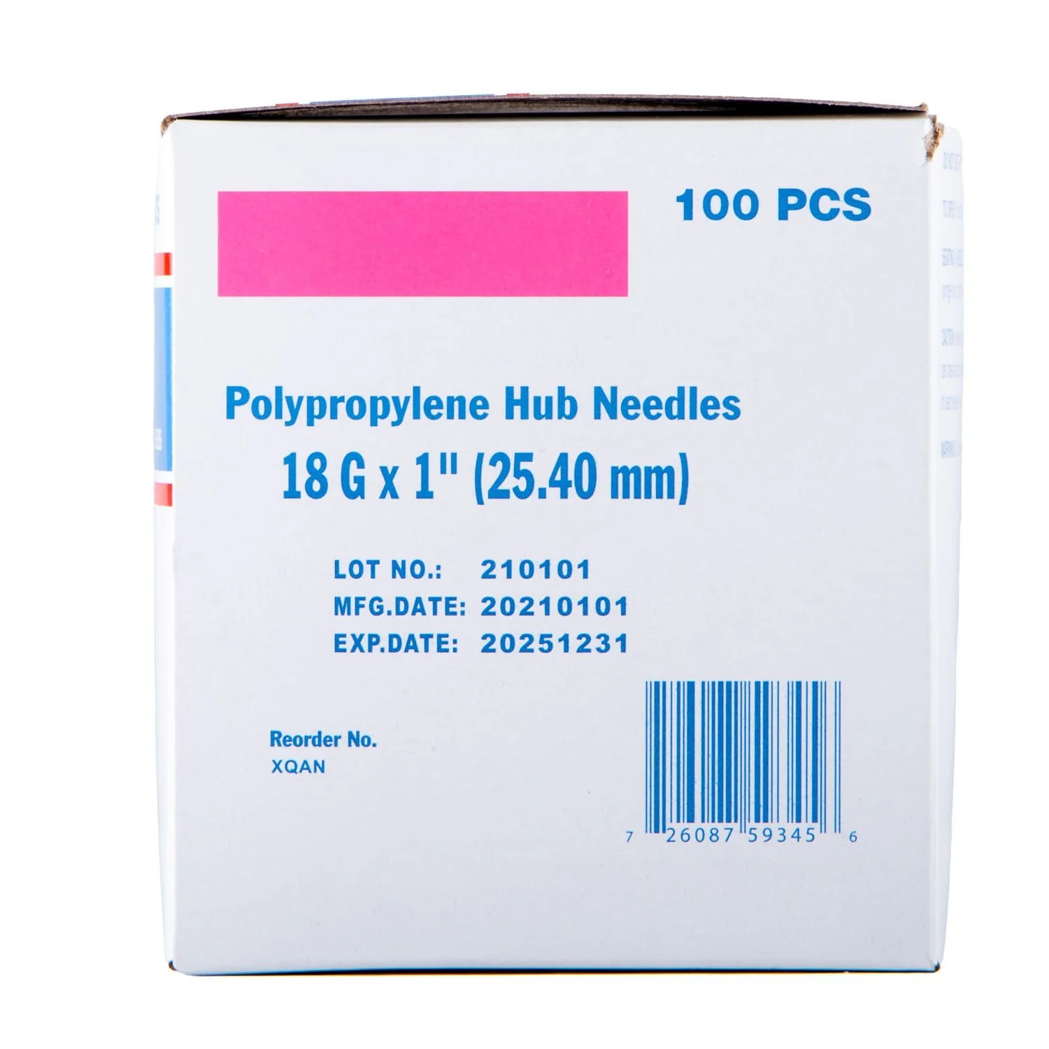 Poly Hub Hypodermic Needles for Veterinary Use, Box of 100 - Pet's Shop