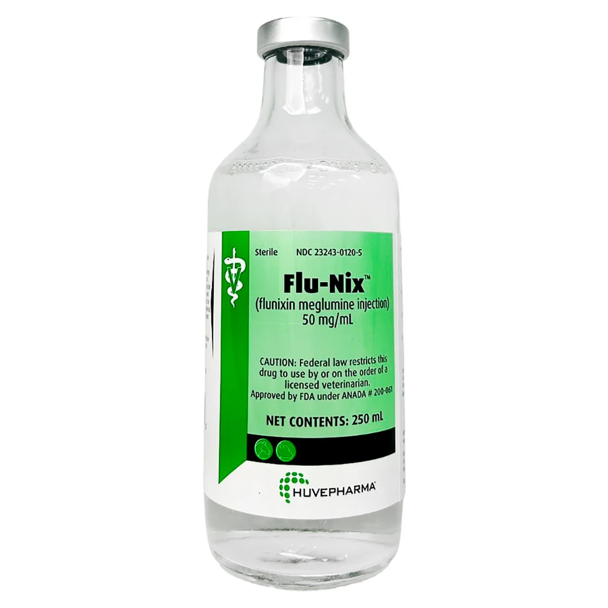 Flunixin Meglumine Injectable Solution for Horses & Cattle, 50 mg/mL - Pet's Shop