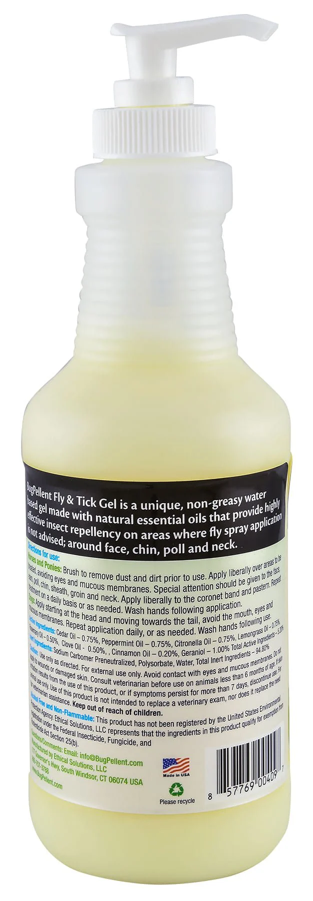 BugPellent Natural Fly & Tick Gel - Pet's Shop