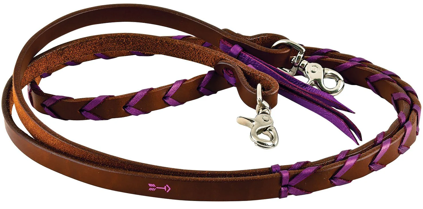 Rafter T Plaited Barrel Racing Reins - Pet's Shop
