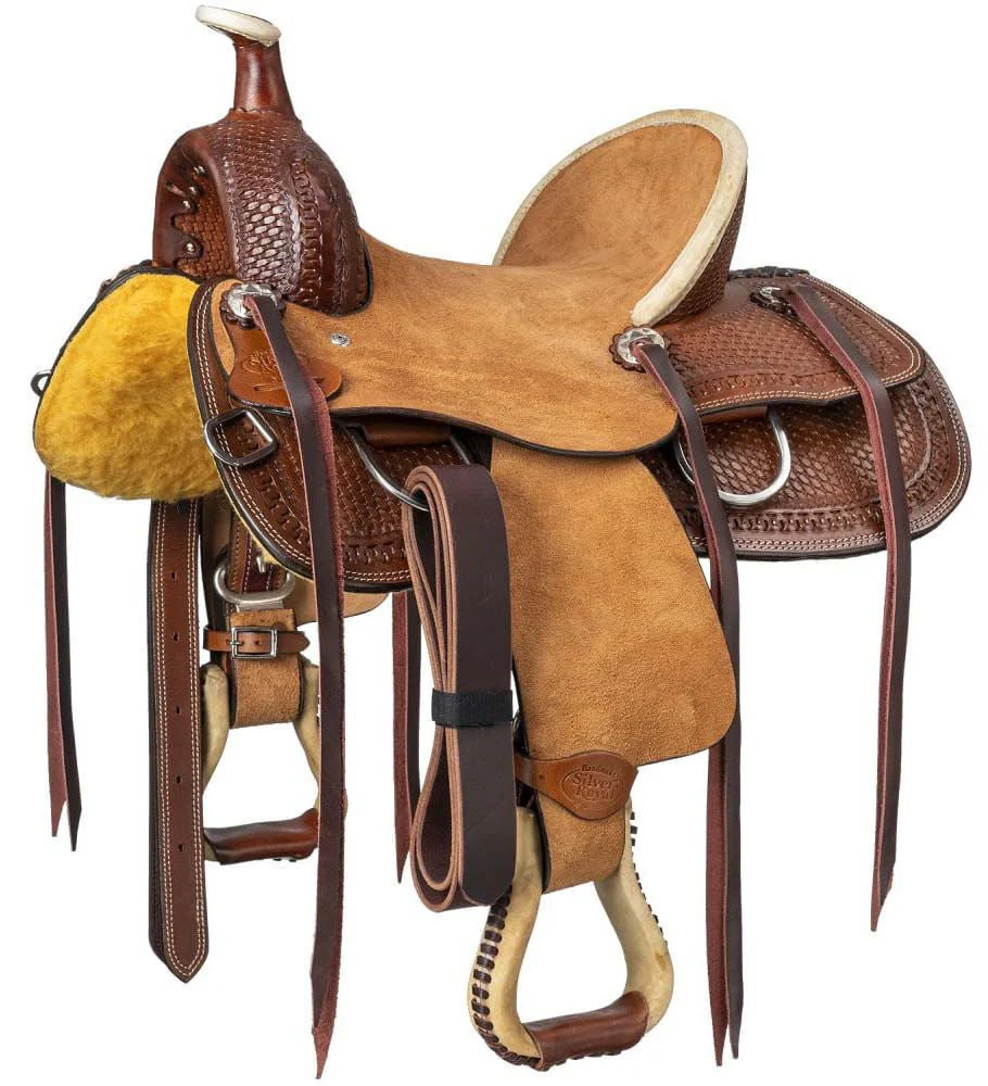 Silver Royal Youth Bodie Hard Seat Ranch Saddle - Pet's Shop