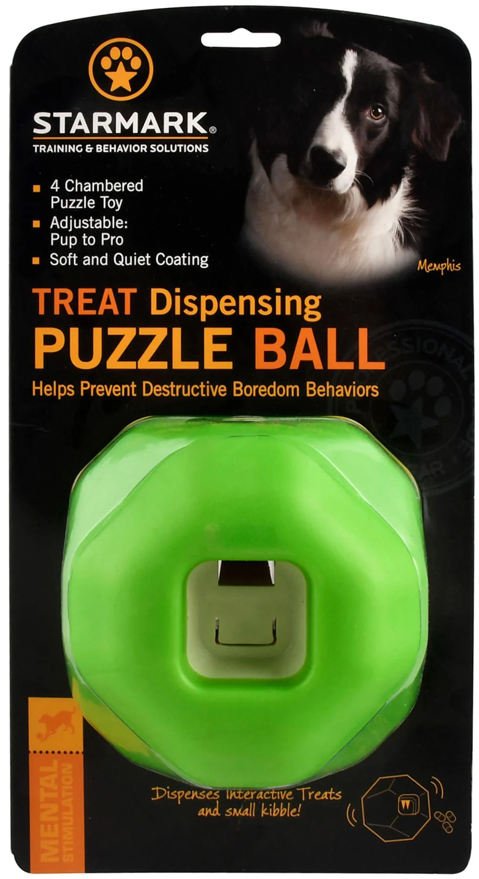 Treat Dispensing Puzzle Ball by Starmark - Pet's Shop