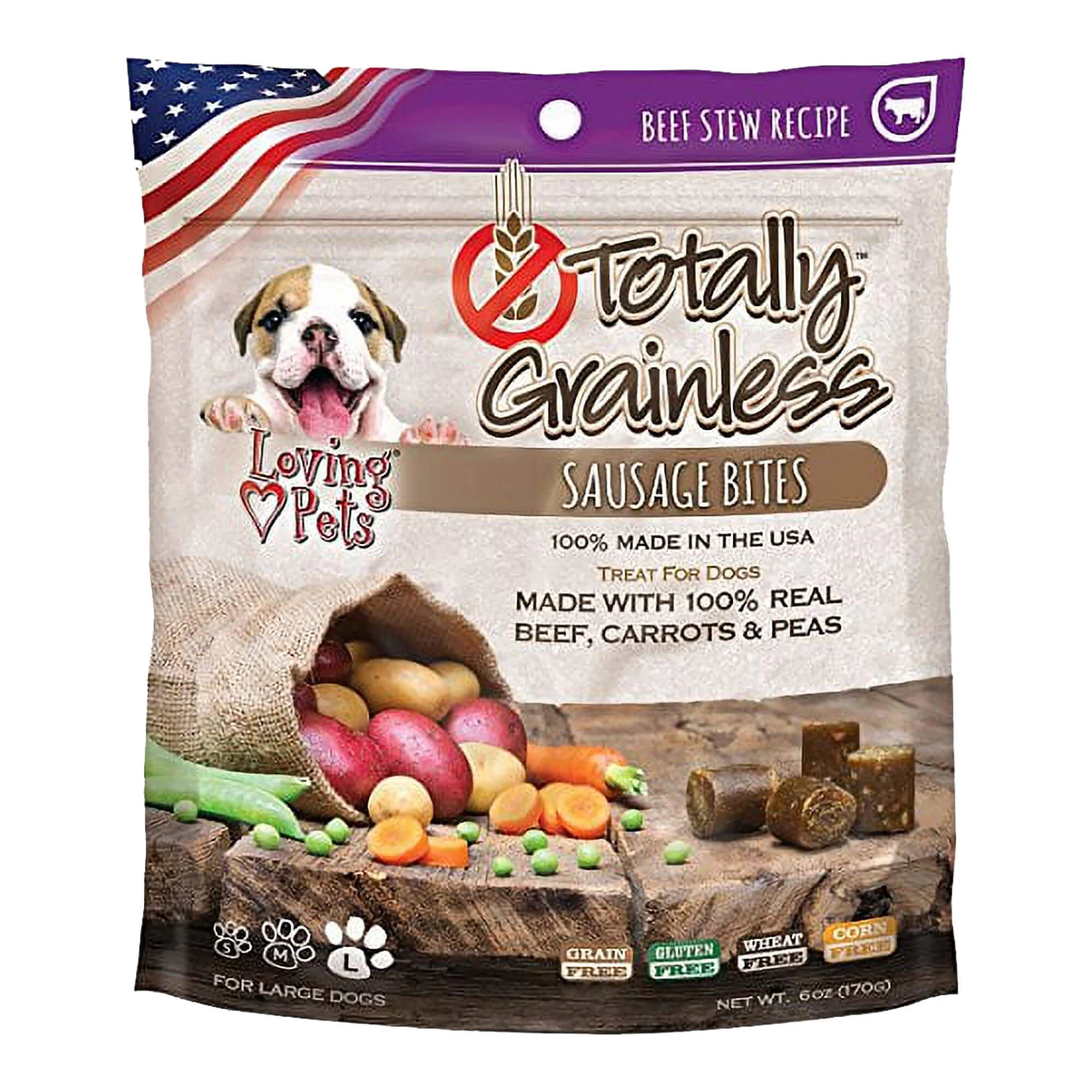 Totally Grainless Sausage Bites, 6 oz - Pet's Shop