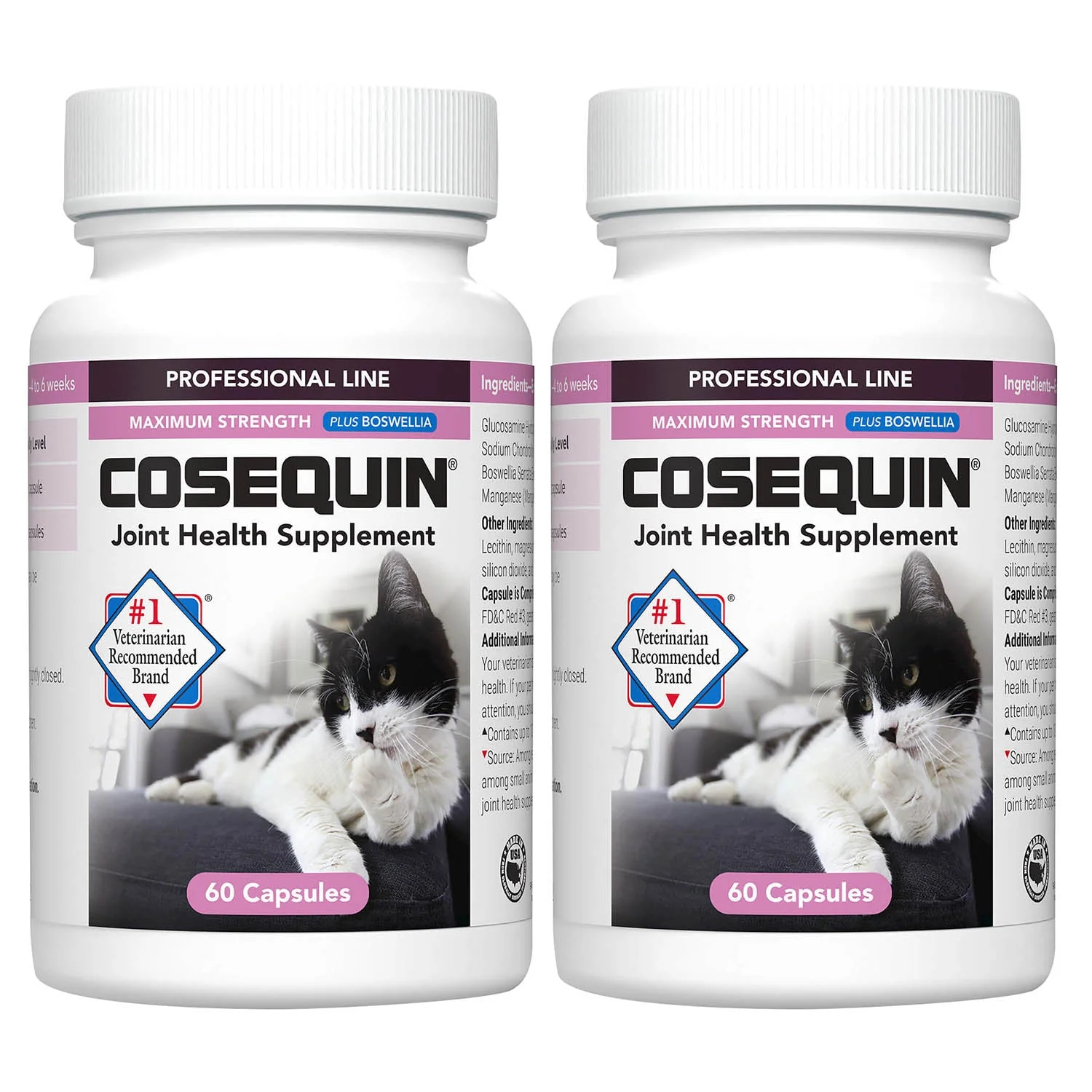 Nutramax Cosequin Professional for Cats, 60 Capsules - Pet's Shop