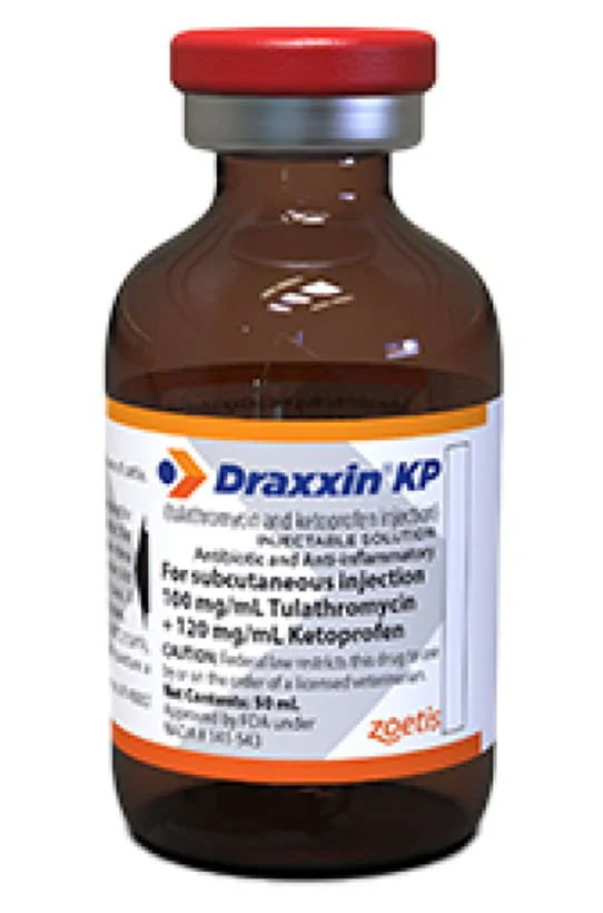 Rx Draxxin KP (tulathromycin and ketoprofen) Injectable Solution for Cattle - Pet's Shop