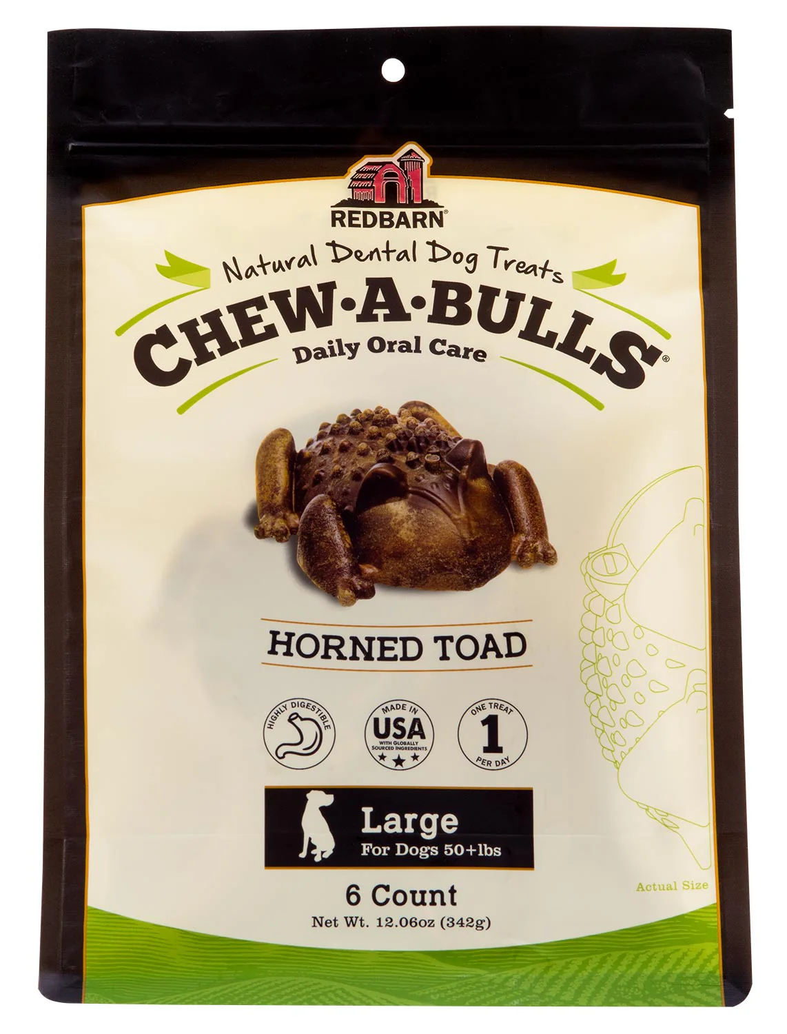 RedBarn Horned Toad Chew-A-Bulls Daily Oral Care Multi-Pack for Dogs - Pet's Shop