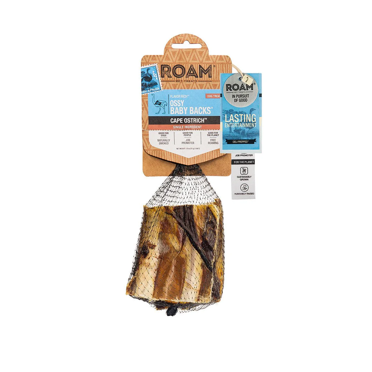 Roam Dog Treats Ossy Baby Backs 2pk, 1/4 Rack - Pet's Shop