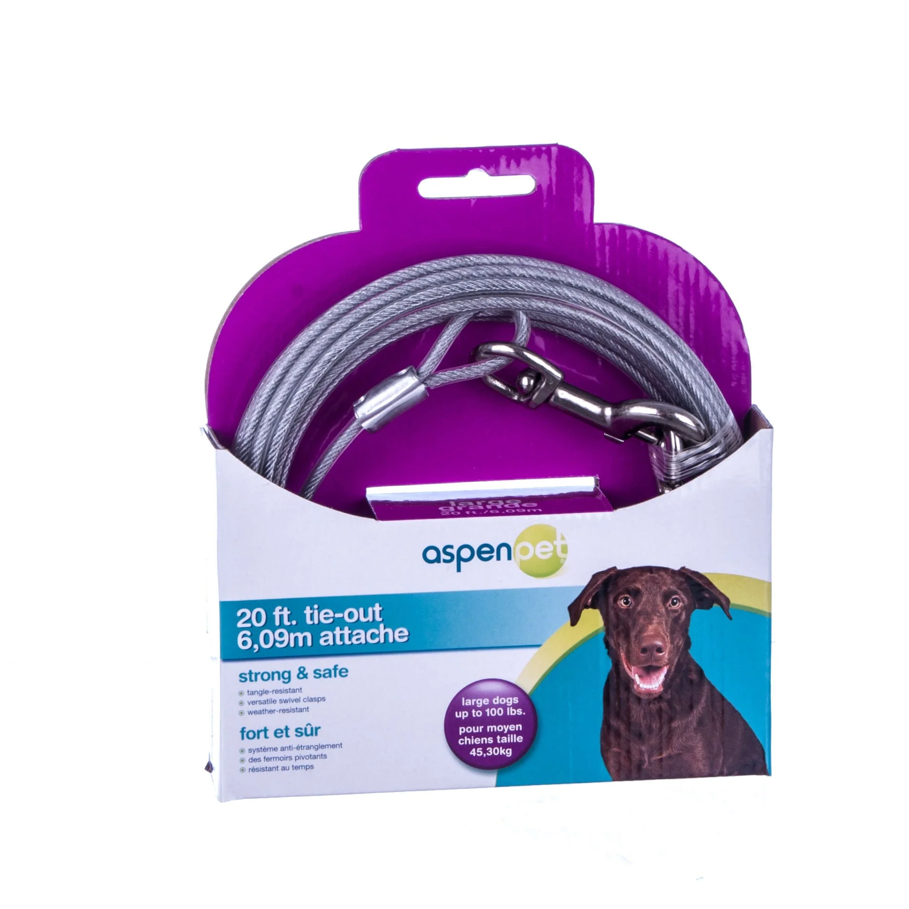AspenPet Tie-Out Cables - Pet's Shop