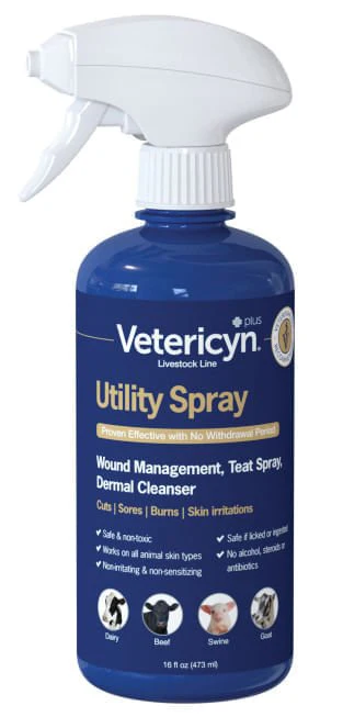 Vetericyn Plus Utility Spray, 16 oz - Pet's Shop