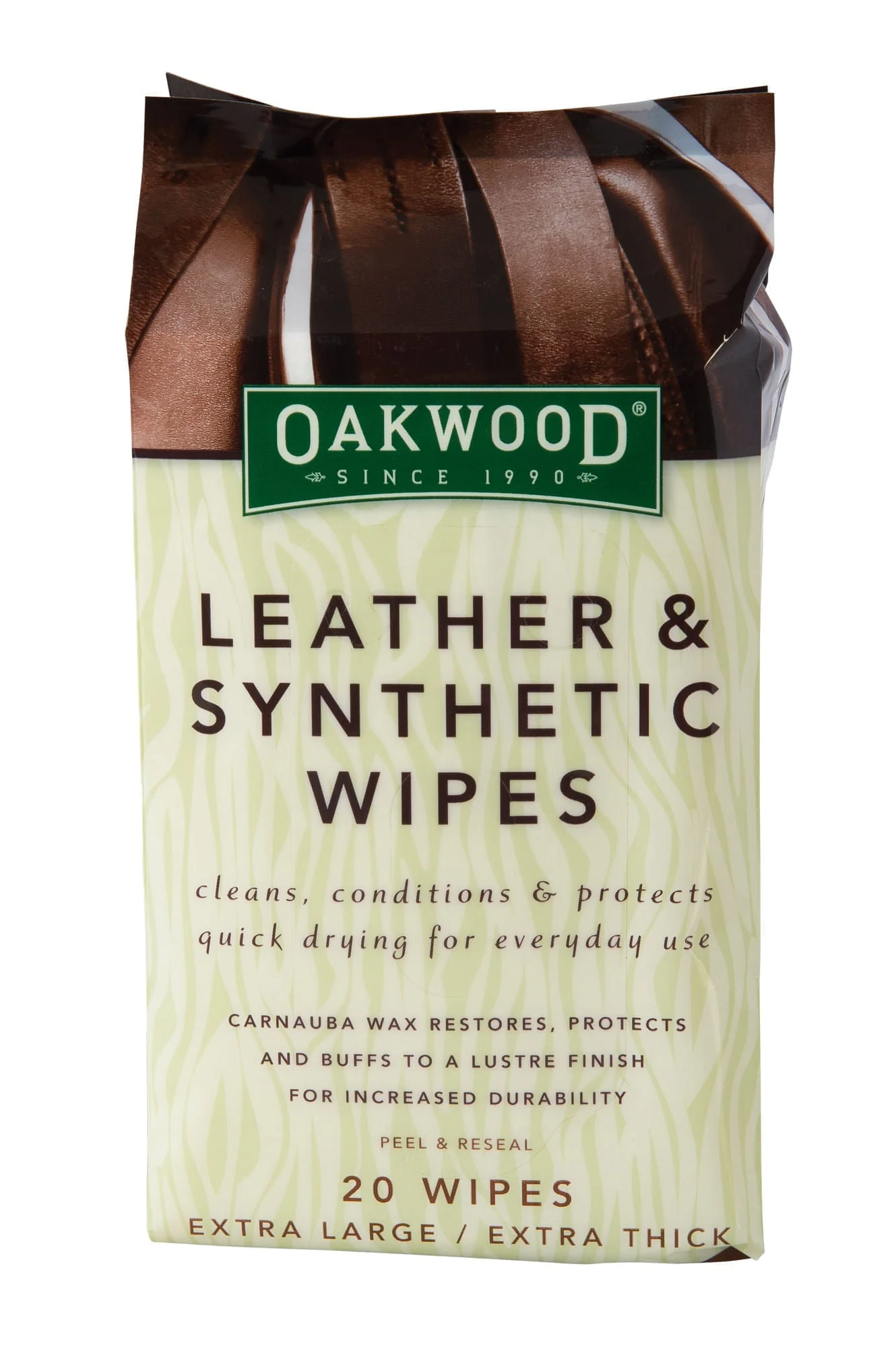 Oakwood Leather & Synthetic Wipes - Pet's Shop