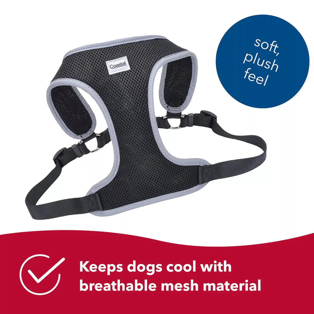 Comfort Soft Reflective Wrap Adjustable Dog Harness - Pet's Shop