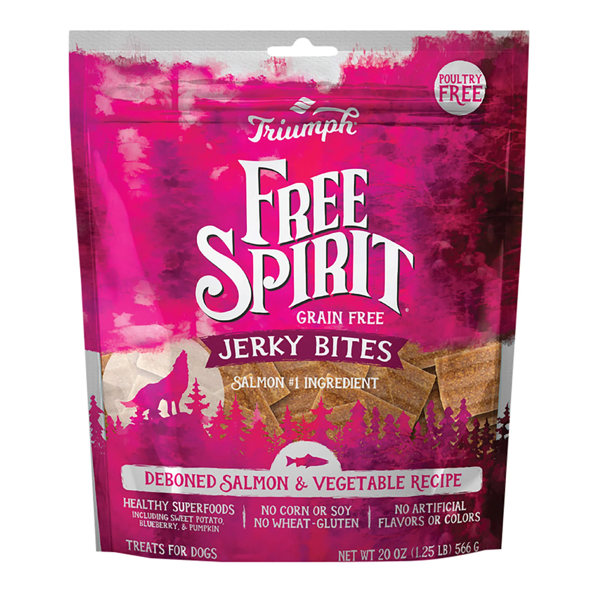Free Spirit Deboned Jerky Bites, 20 oz - Pet's Shop