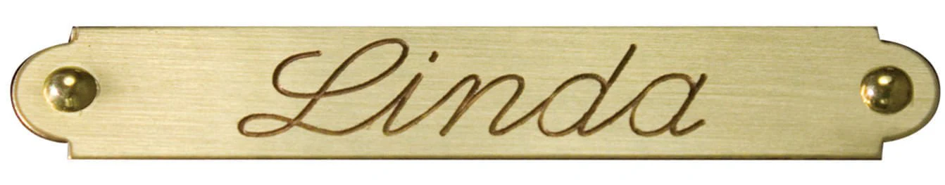 English Style Name Plates - Pet's Shop