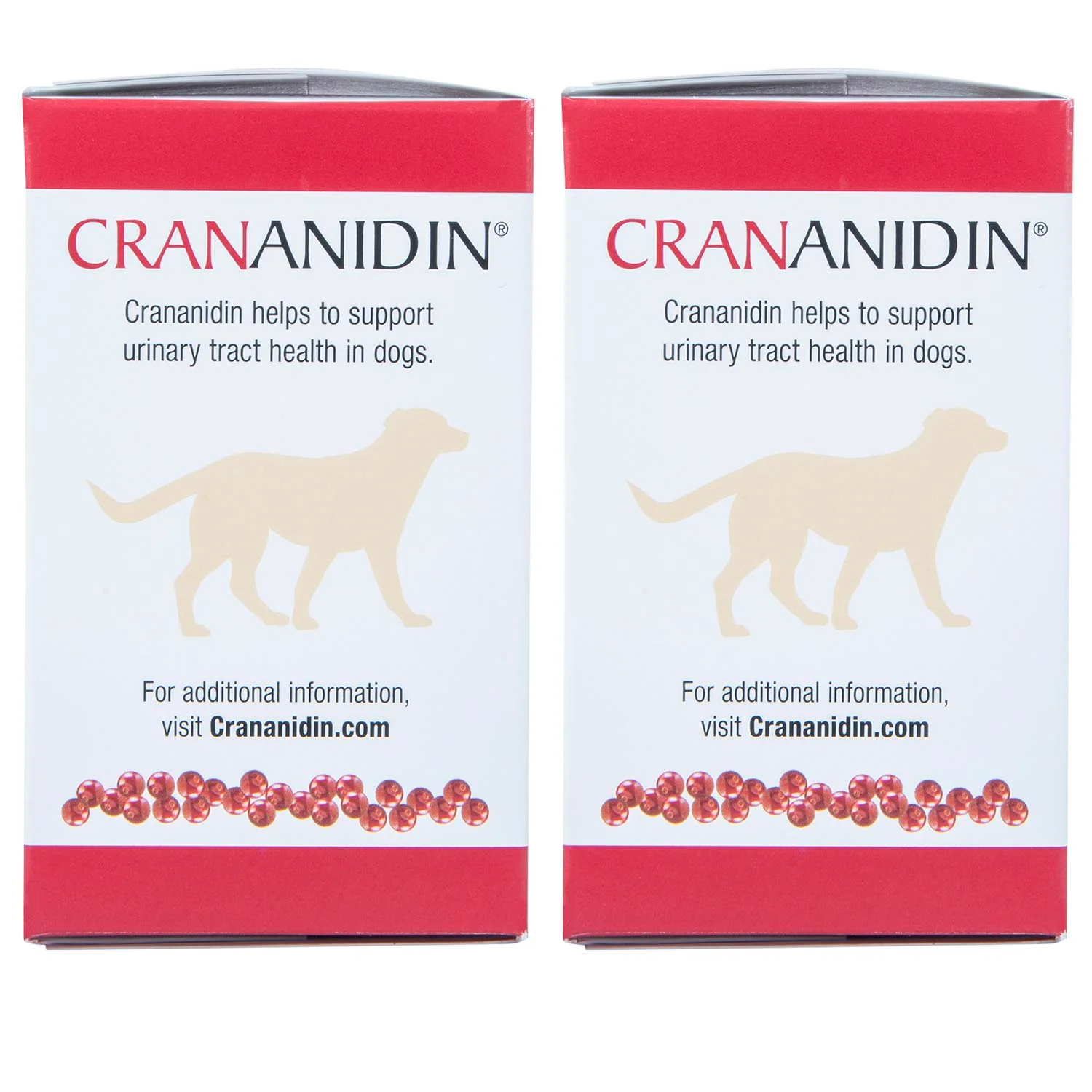 Nutramax Crananidin - Cranberry Extract Urinary Tract Health Supplement for Dogs, 75 Chewable Tablets - Pet's Shop
