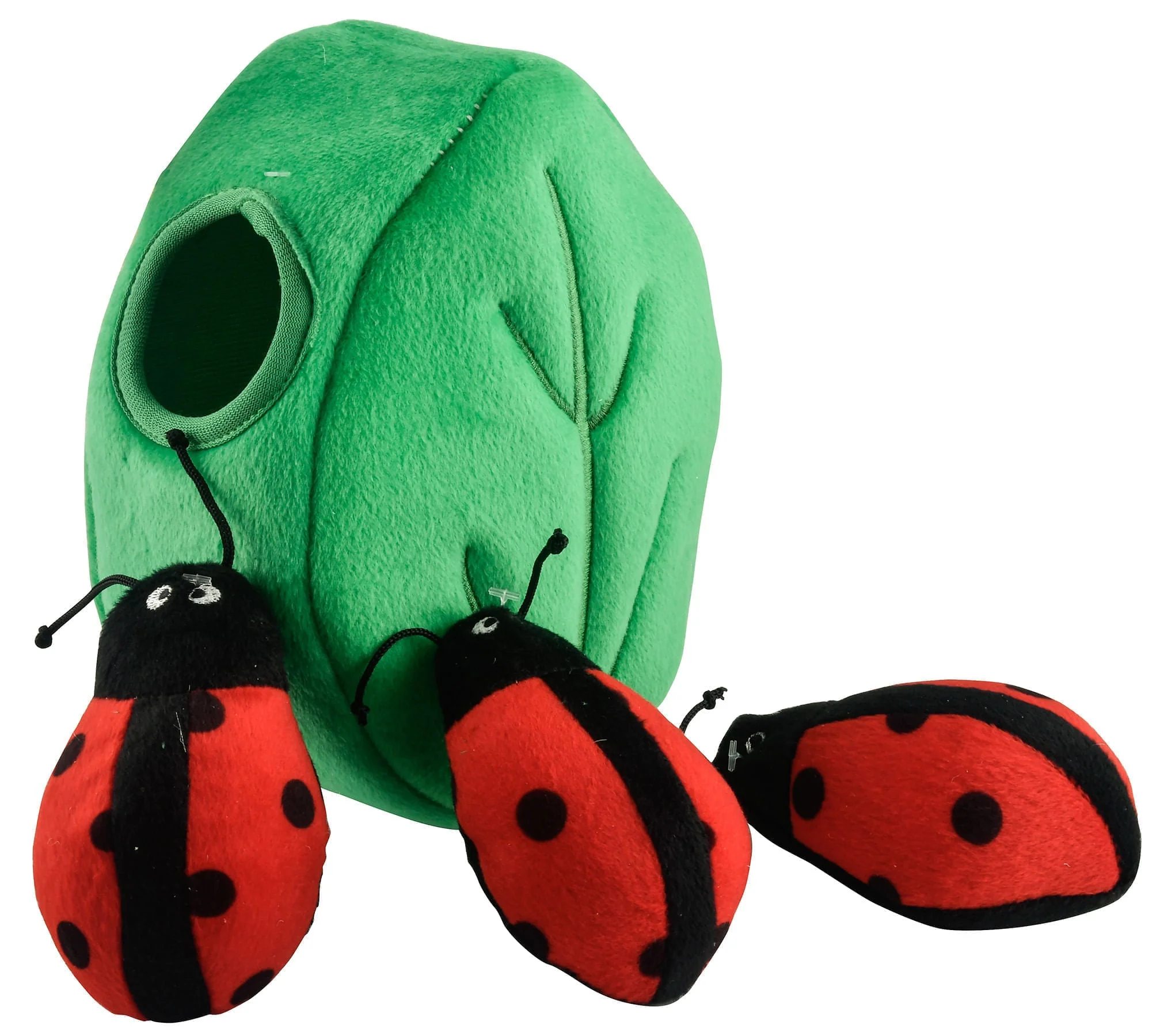 Zippy Paws 4 Piece Leaf Burrow with Ladybugs Puzzle Dog Toy - Pet's Shop