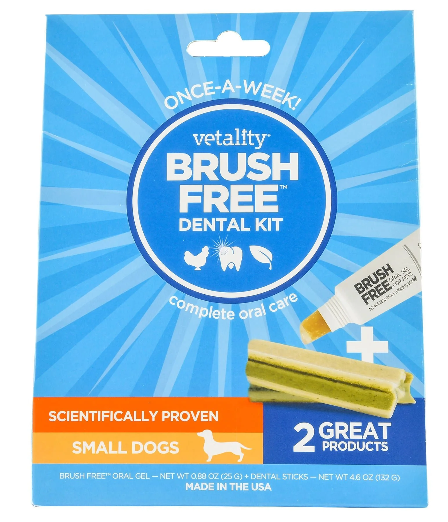 Vetality Brush Free Dental Kit for Dogs - Pet's Shop