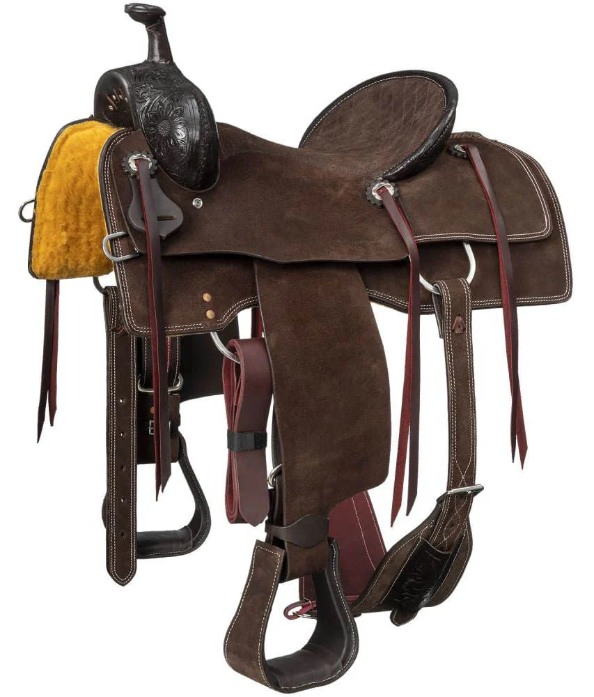 Silver Royal Youth Ranger Ranch Saddle, Brown - Pet's Shop