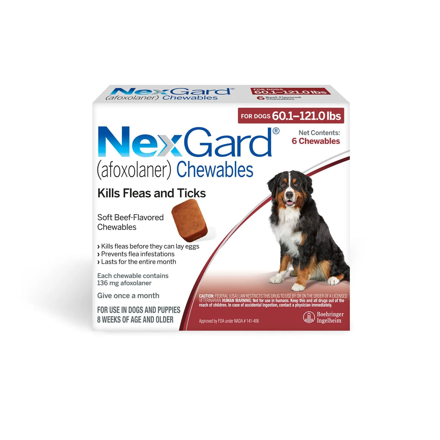 NexGard Flea and Tick Chewables for Dogs - Pet's Shop