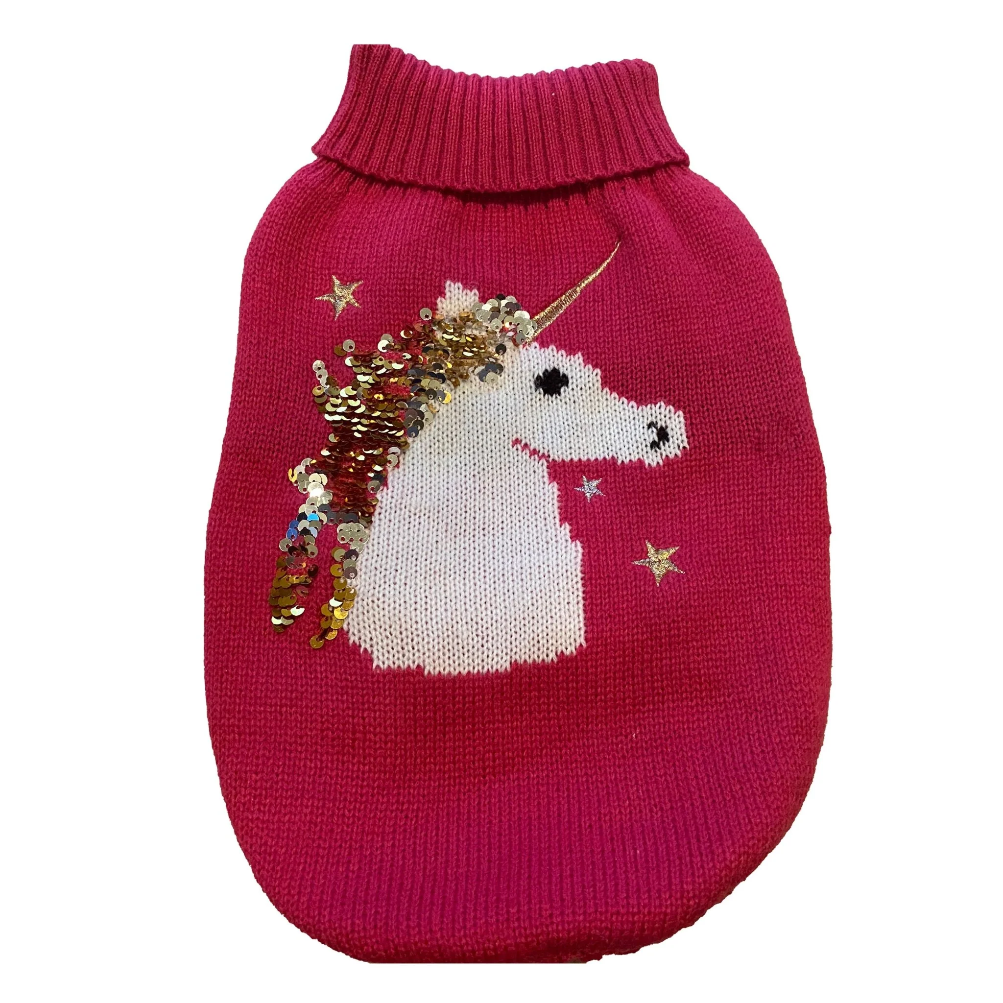 Unicorn Sequin Sweater - Pet's Shop