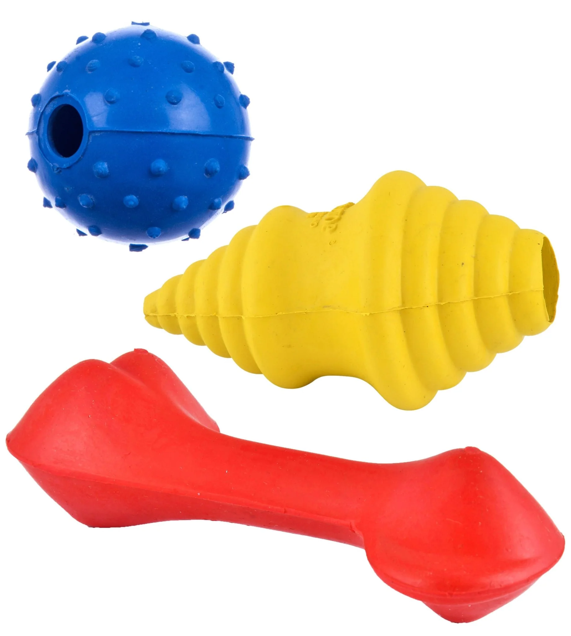 Small Dog Rubber Toy Kit, 3 pk - Pet's Shop