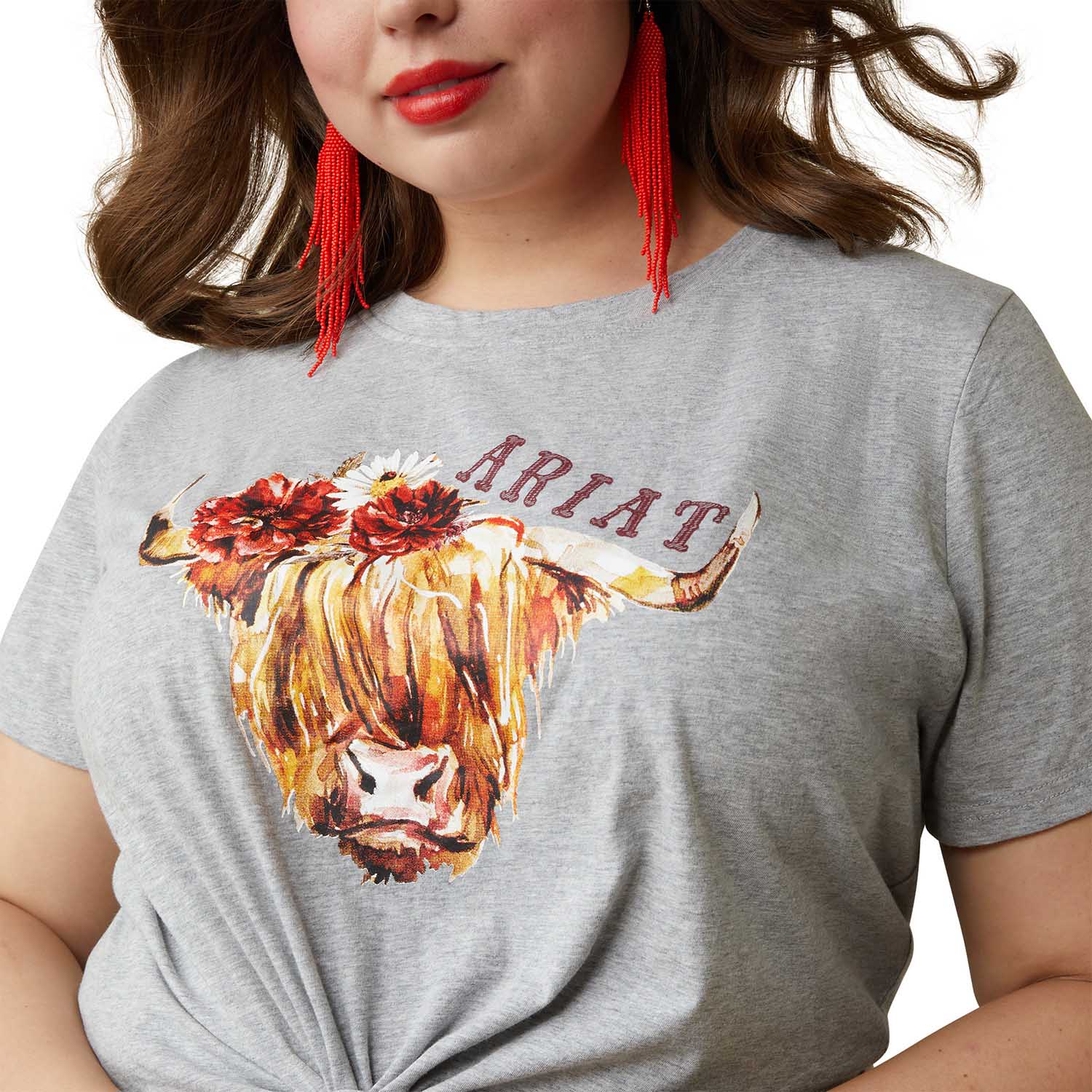 Ariat Women's R.E.A.L. Highlander Rose T-Shirt - Pet's Shop