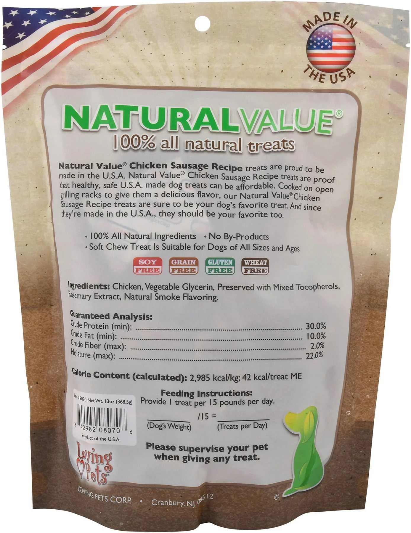 Natural Value Sausages - Pet's Shop