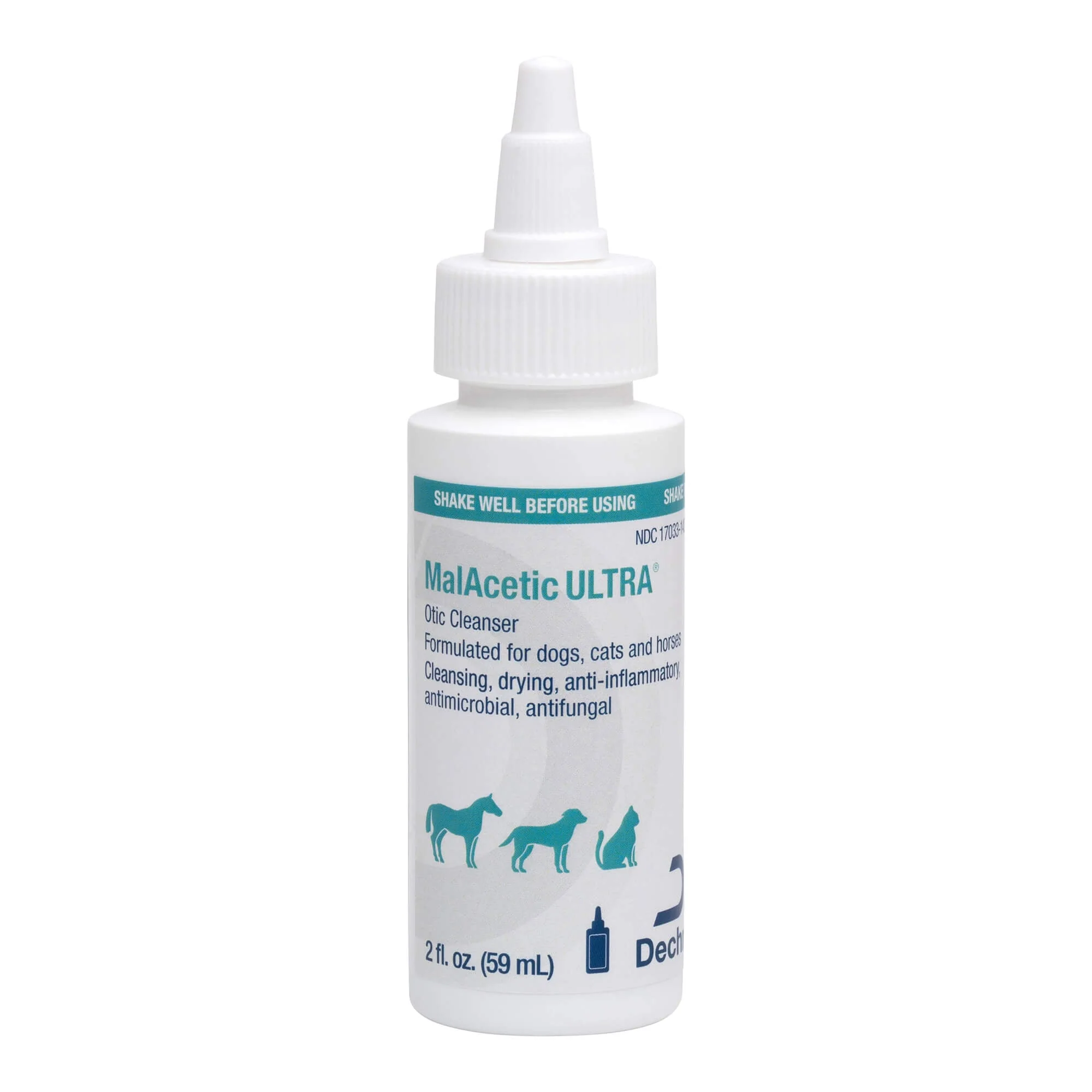 MalAcetic ULTRA Otic Cleanser for Dogs, Cats, and Horses - Pet's Shop