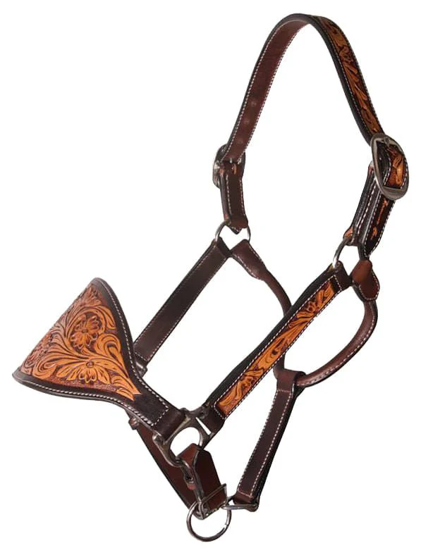 Prairie Flower Bronc Nose Halter - Pet's Shop