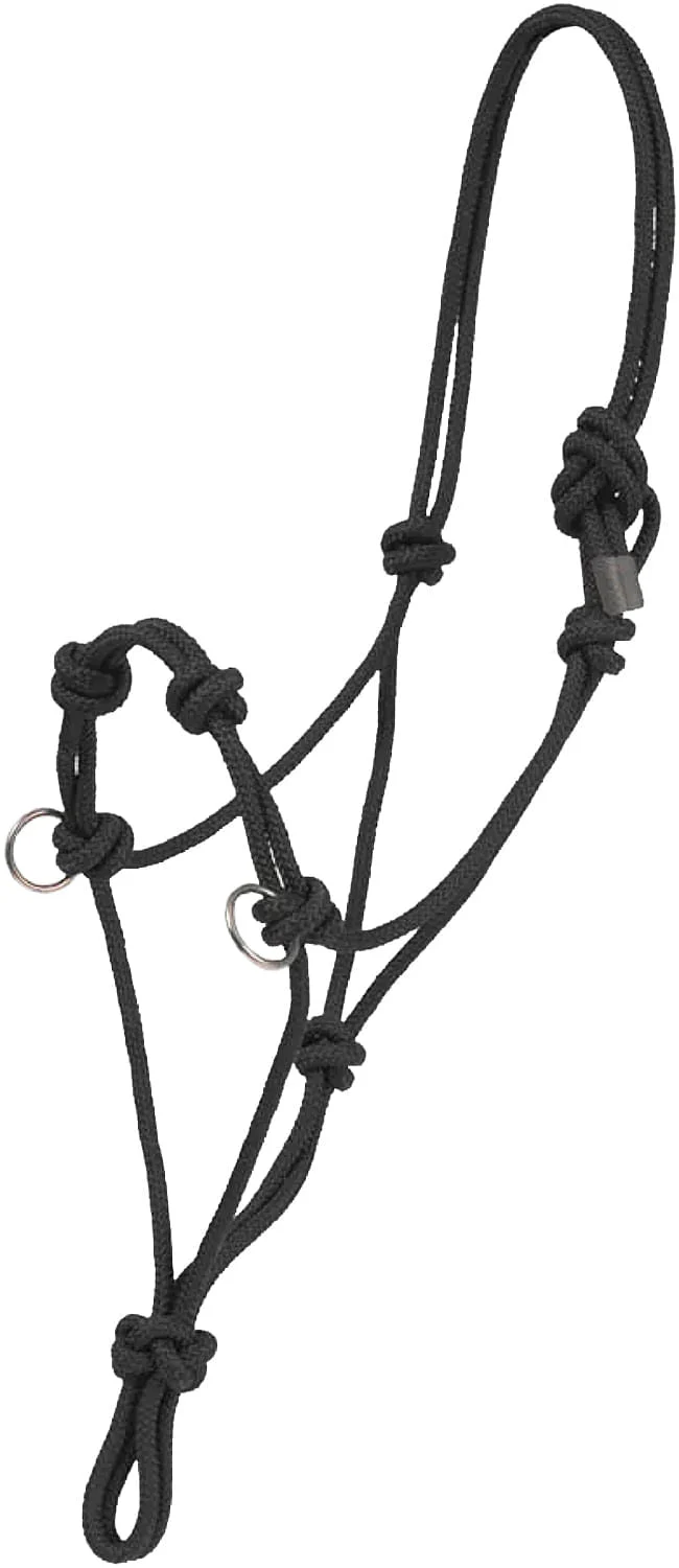 Mustang 4-knot Side Pull Rope Halter - Pet's Shop