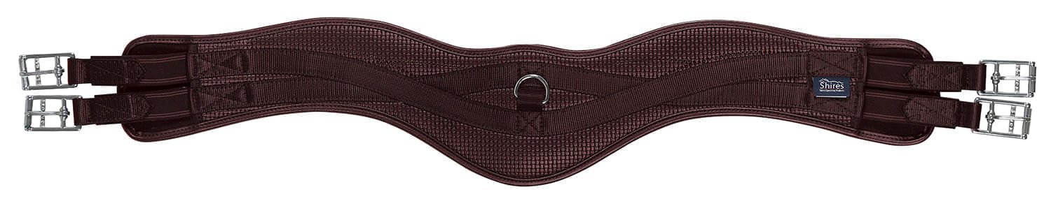 Shires Anti-Chafe Anatomic Girth, Brown - Pet's Shop