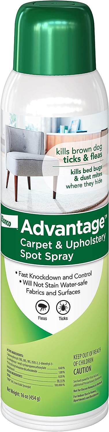 Advantage Carpet & Upholstery Spot Spray, 16 oz - Pet's Shop