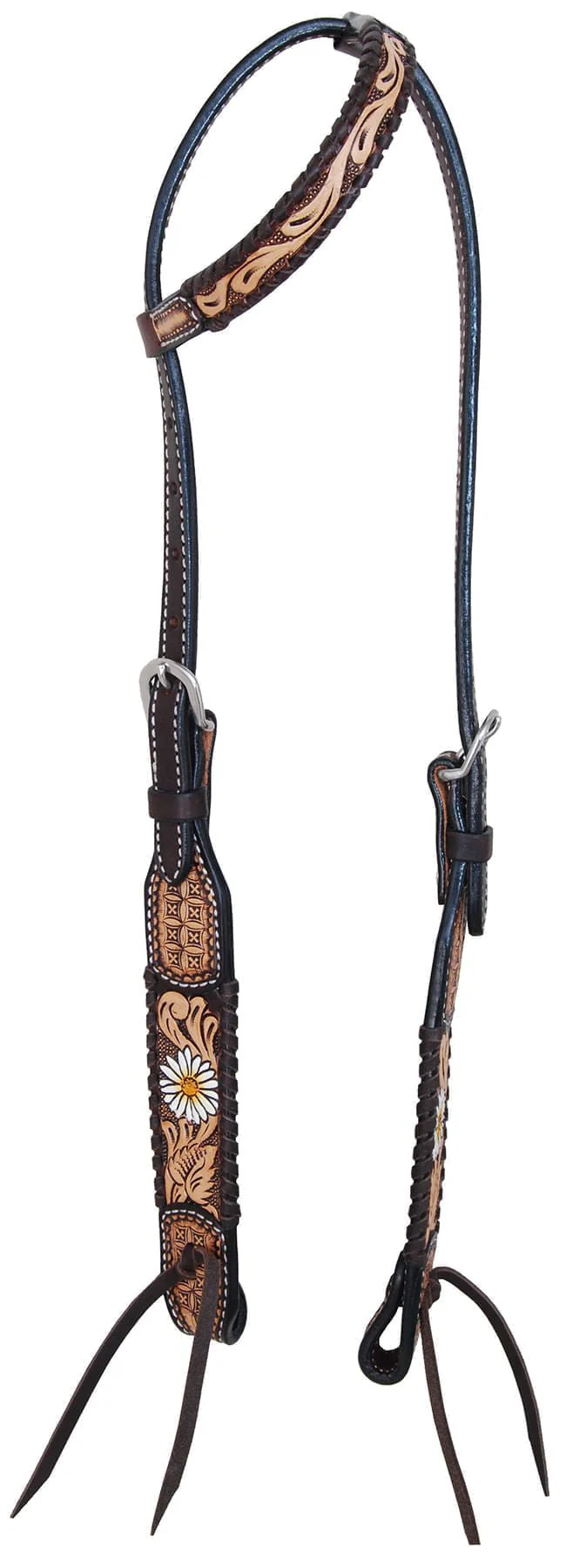 Rafter T Daisy Sliding Ear Headstall - Pet's Shop