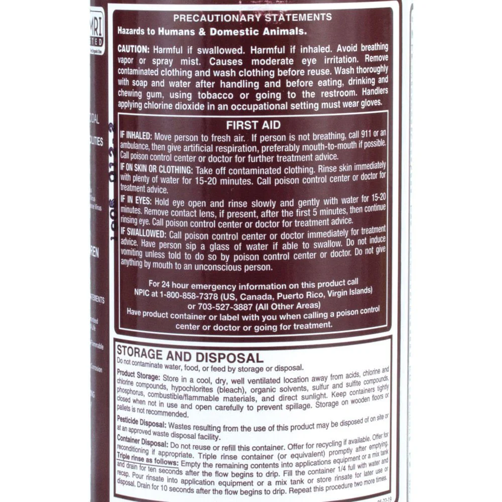 Oxine AH Sanitizer Disenfectant for Animal Facilities - Pet's Shop