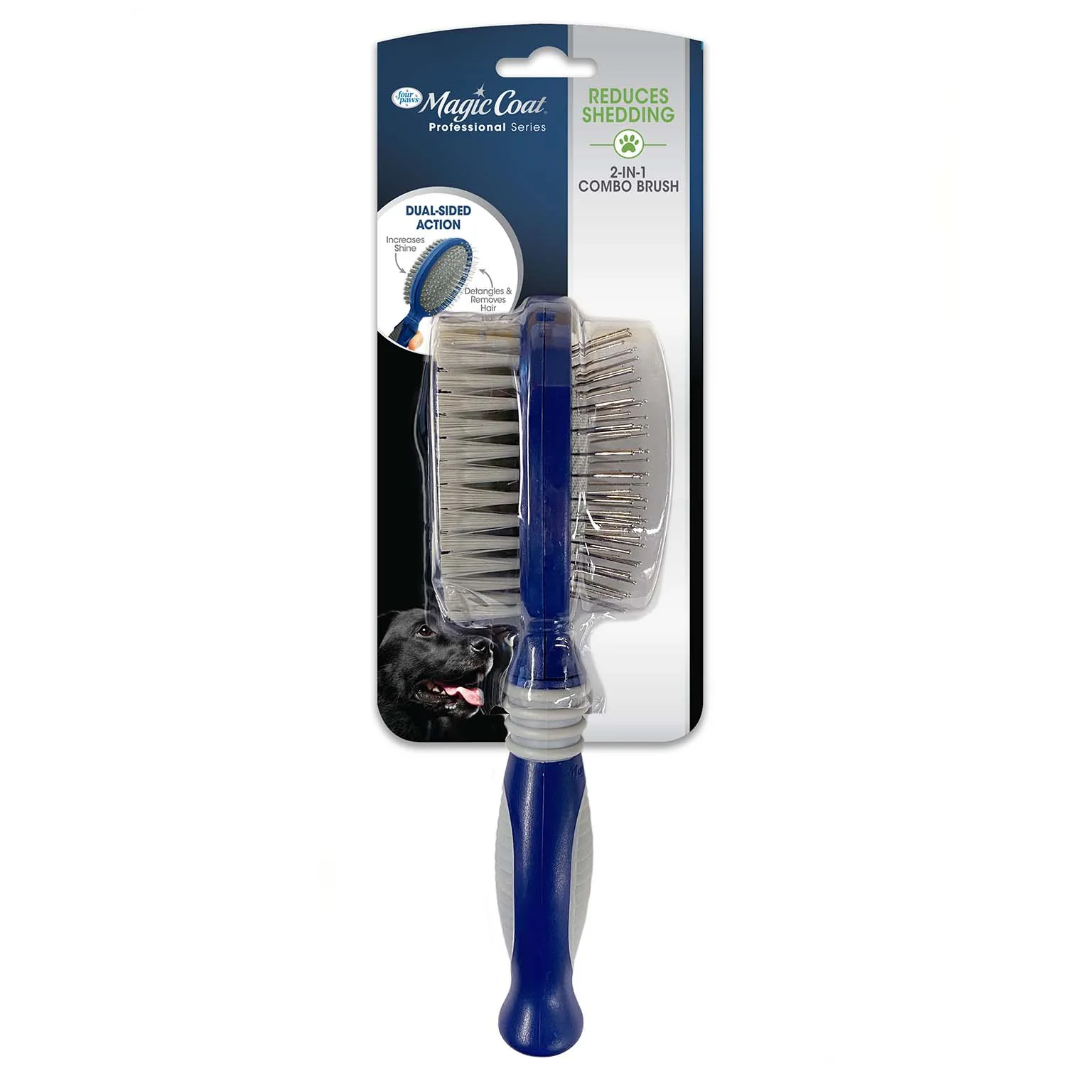 Magic Coat Professional Series 2-in-1 Combo Pin and Bristle Brush - Pet's Shop