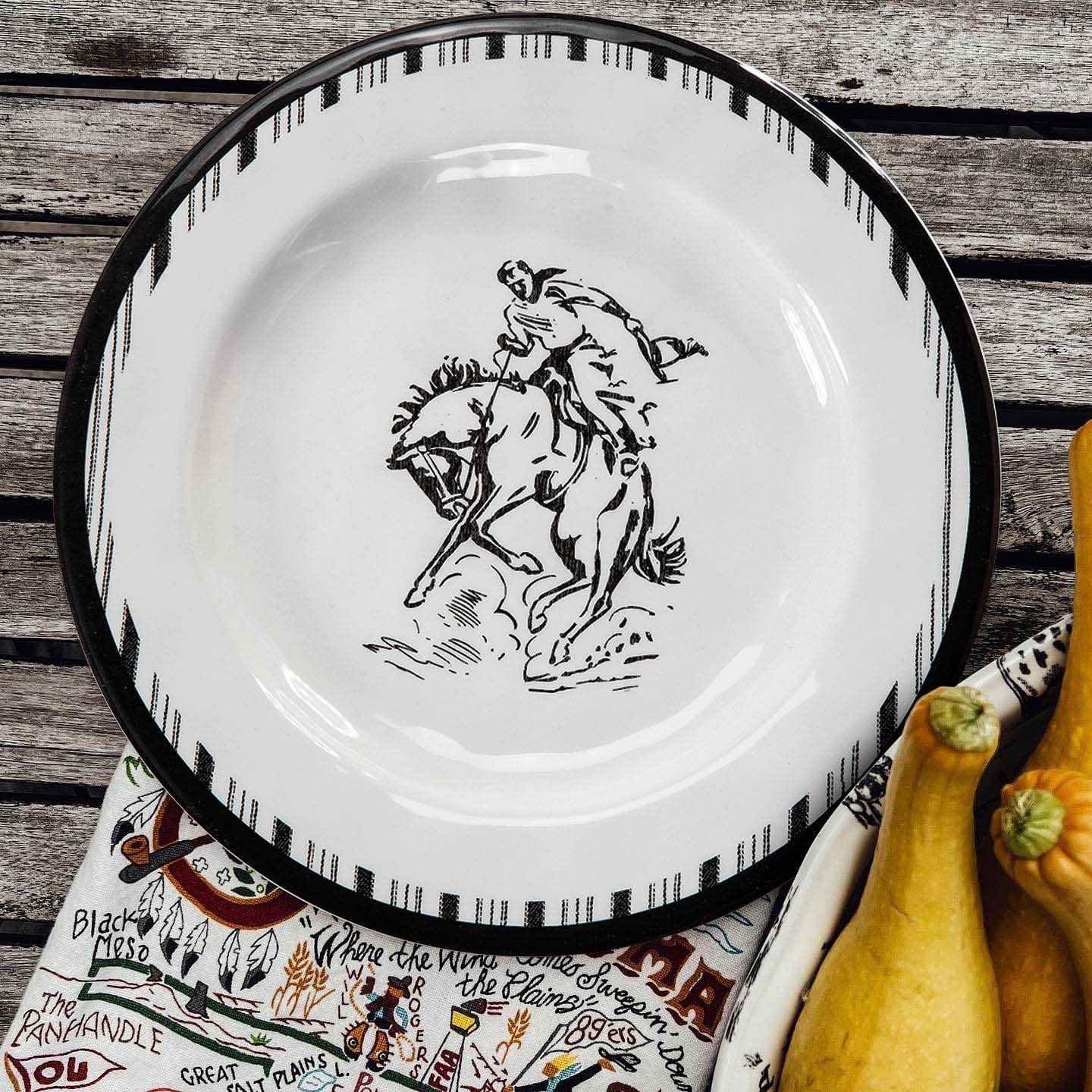 Ranch Life Melamine Dinner Plate, 4 Piece - Pet's Shop