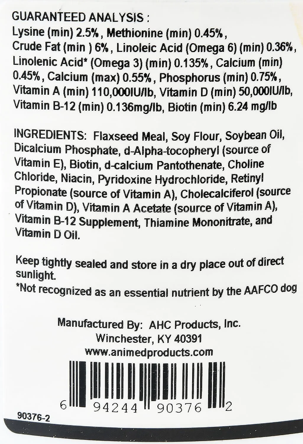 AniVite Conditioning Supplement - Pet's Shop