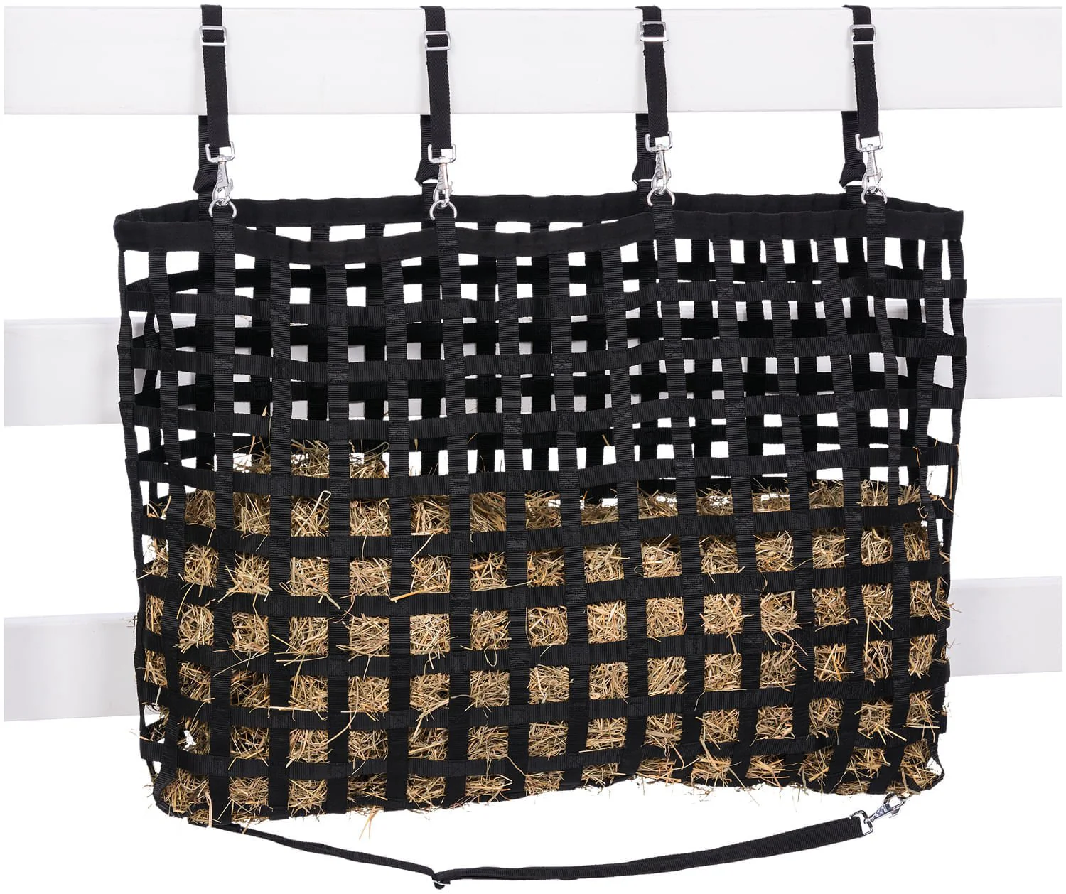 Web Slow-Feed Fence-Line Hay Feeder for Horses - Pet's Shop