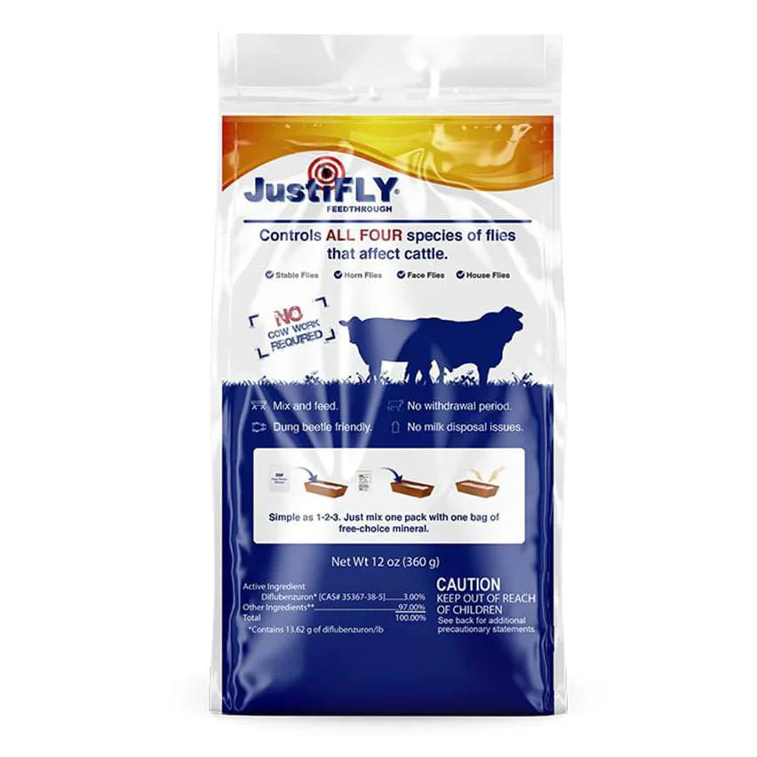 JustiFly 3%, 360g Pack - Pet's Shop