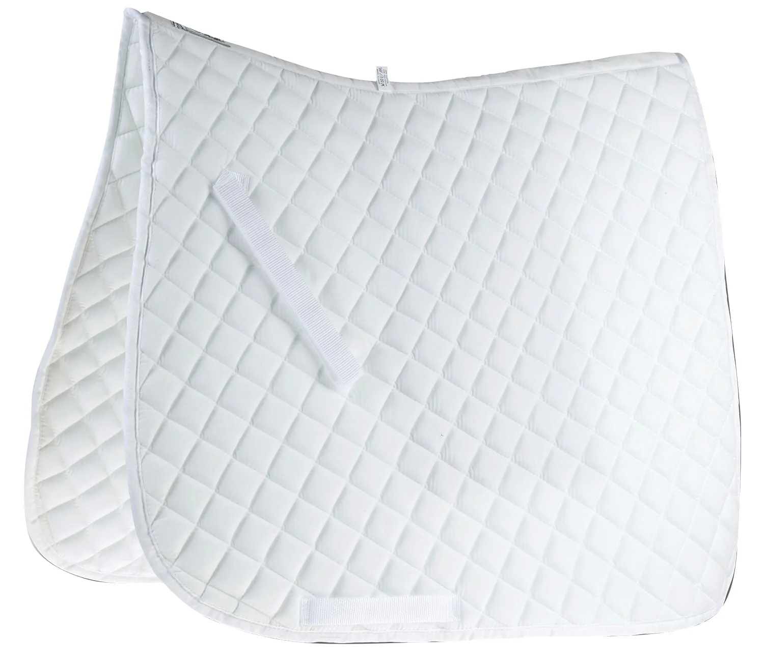 Roma Economy Dressage Saddle Pad, White - Pet's Shop