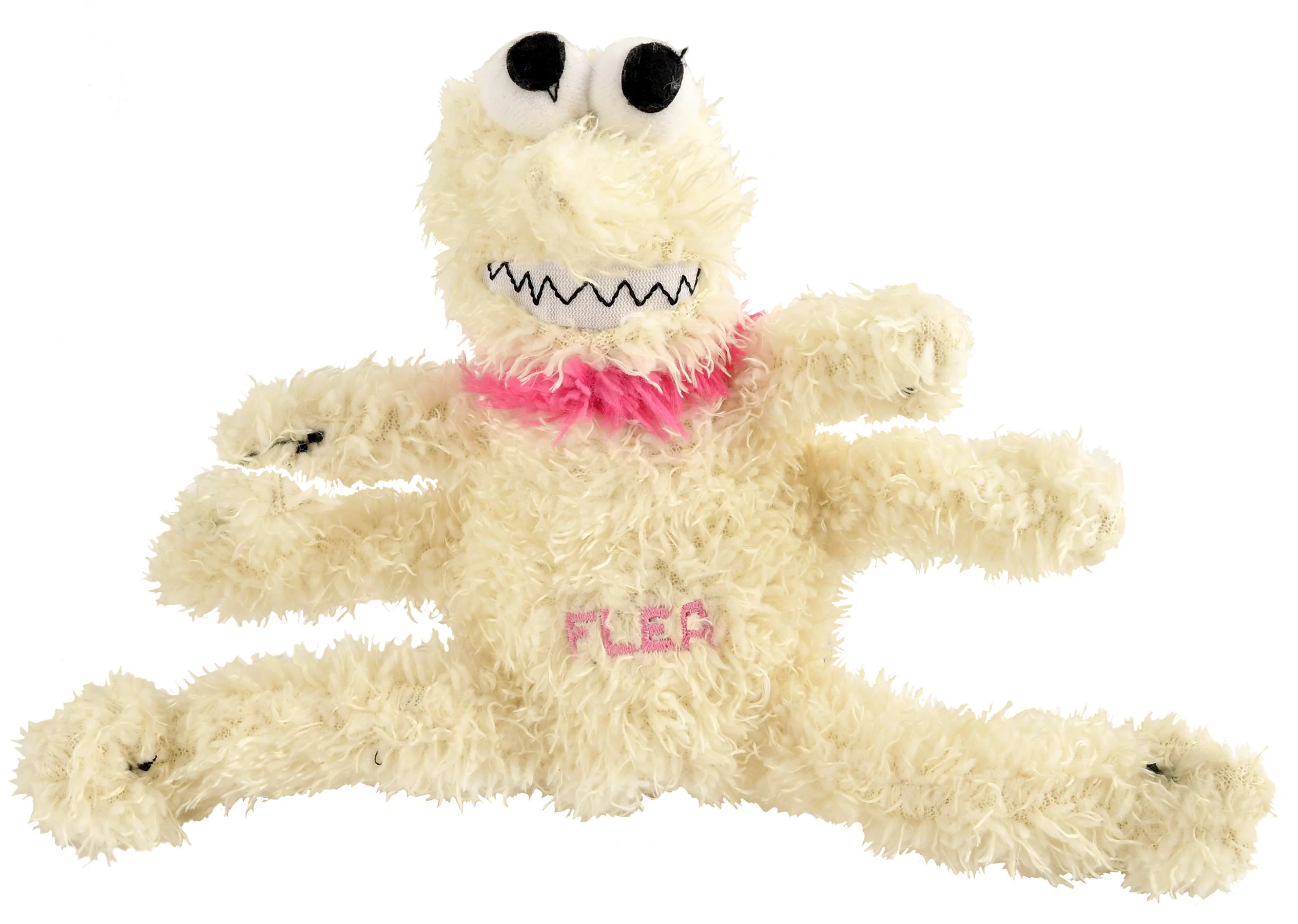 Small Plush Flea Dog Toy, 6
