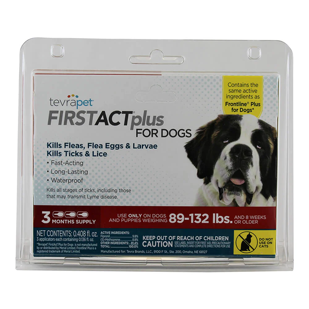 TevraPet FirstAct Plus for Dogs, 3 Month Supply - Pet's Shop