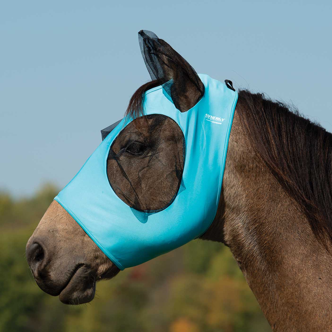 Coolcore Cooling Horse Fly Mask with Ears - Pet's Shop
