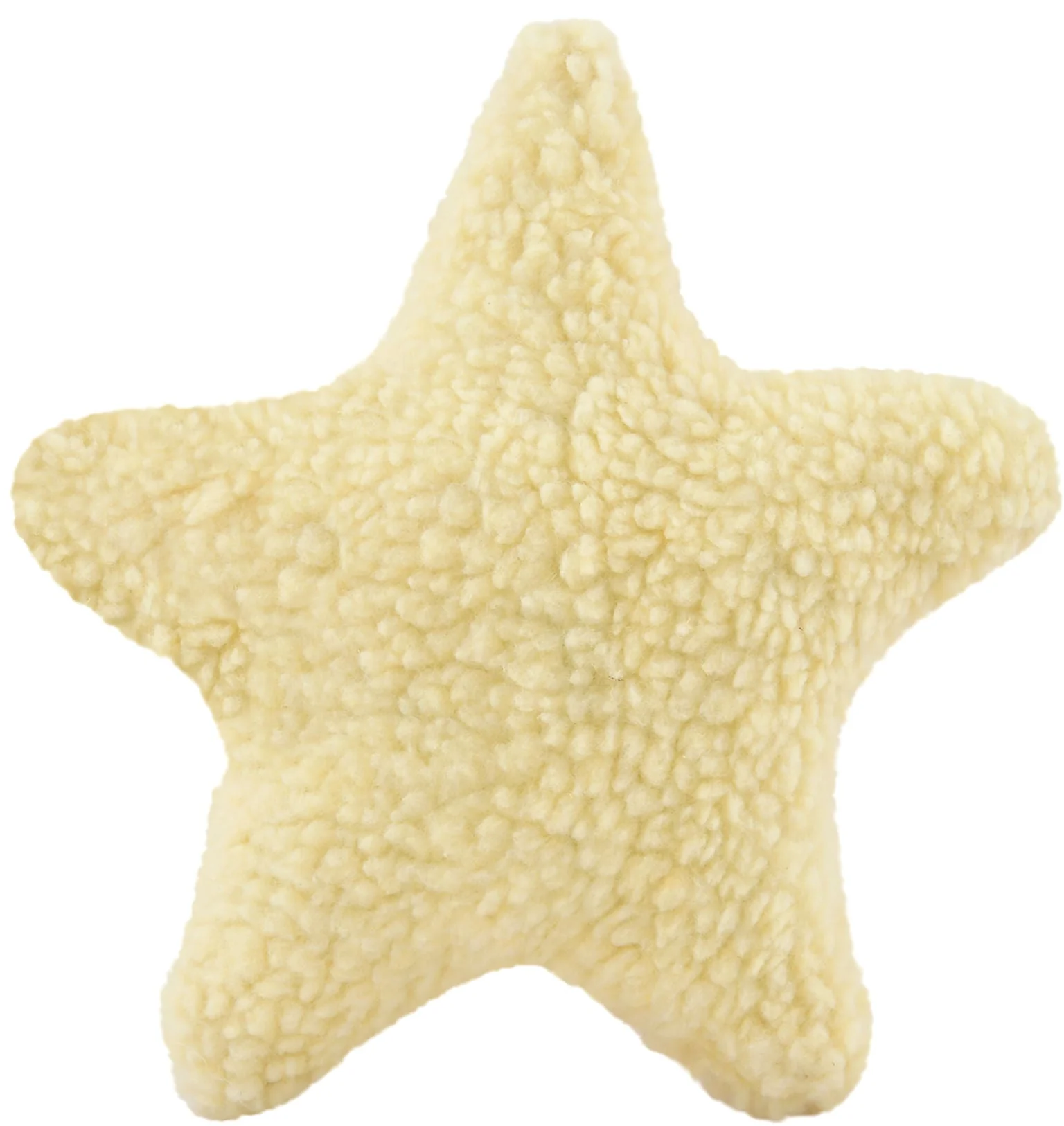 Fuzzy Shapes Squeaker Dog Toys, Natural Color, Star/Man/Bone - Pet's Shop