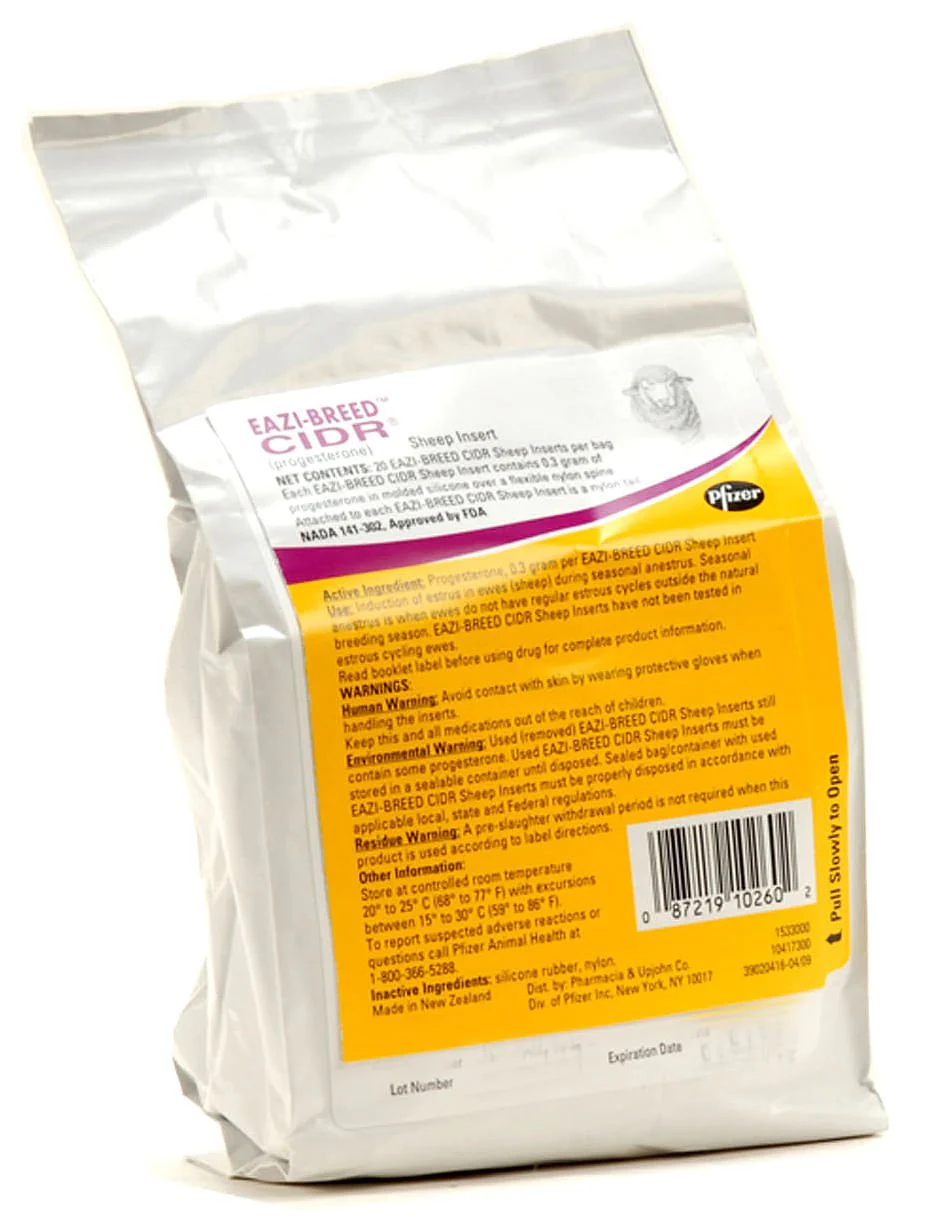 Eazi-Breed CIDR Sheep Inserts (& Applicator) - Pet's Shop
